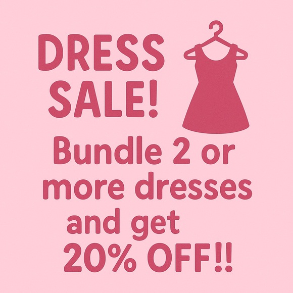 None Dresses & Skirts - Dress sale!! All dresses on my page qualify for 20% off total bundle discount!